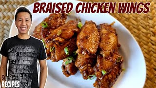 Braised Chicken Wings Red Cooked Chicken Wings Chinese Recipe