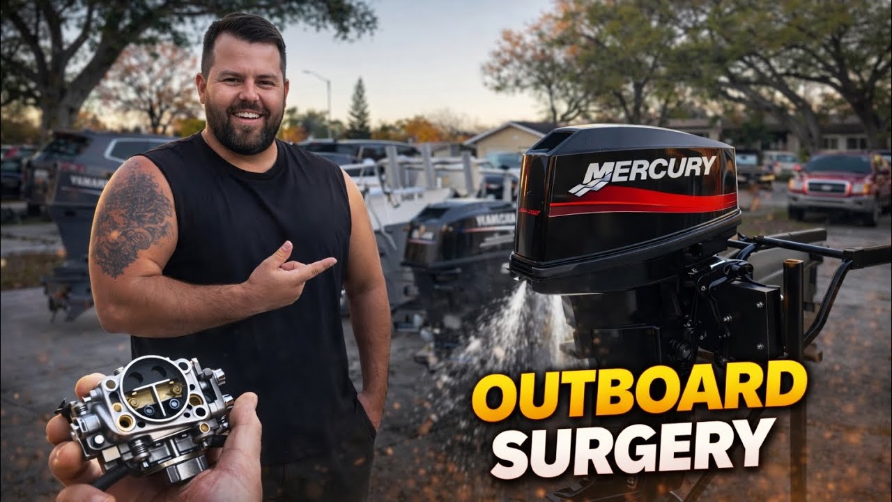 $200 25HP Mercury Outboard... Will It Run After Sitting 4 Years?! Part 2