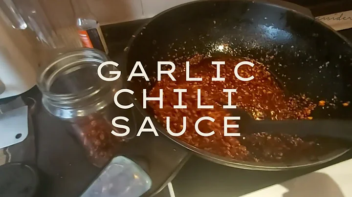 COOKING VLOG | GARLIC CHILI SAUCE