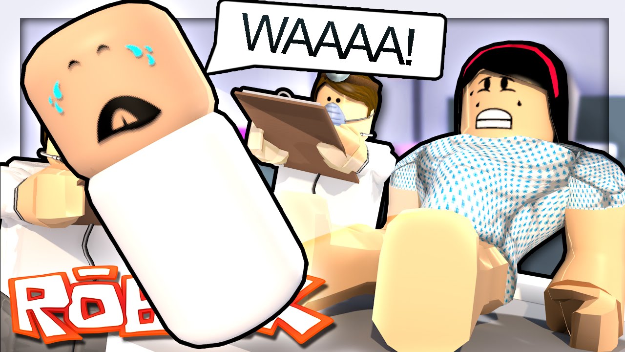 Giving Birth To A Baby In Roblox Roblox Hospital Youtube - people playing roblox on youtube be born