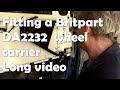 Fitting the Britpart DA2232 swing away wheel carrie . Pays to read instructions! Full video. LONG!