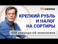 Крепкий рубль. Налог на сортиры. Релоканты и Колыма. Экономика за 1001 секунду