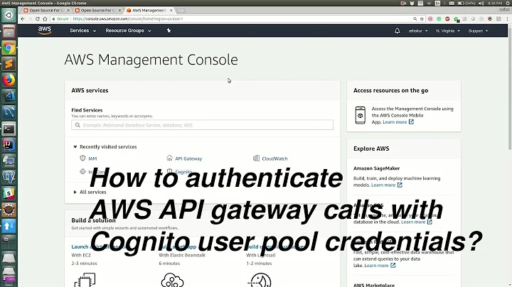 How to authenticate AWS API Gateway APIs with Cognito user pool?