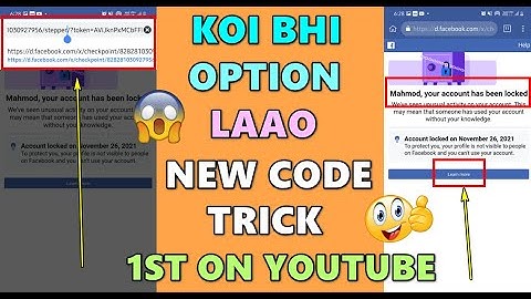 Facebook Account Unlocked By This Coding Trick 2022 || Watch And Unlock Your Account