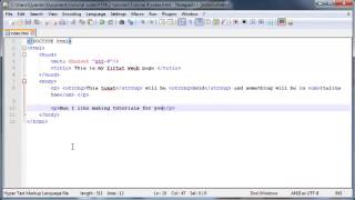 HTML5 and CSS3 beginners tutorial 4   bold, italics and comments   YouTube
