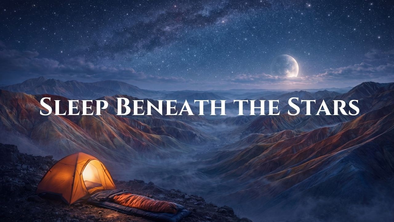 Deep Sleep Music 432 Hz, Calm Mountain Night with Delta Waves