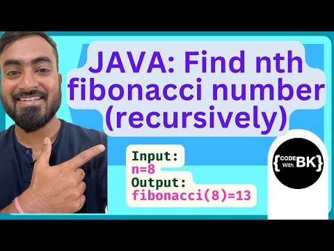 Java program to find the nth fibonacci number using recursion