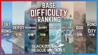 How Difficult Is Every Base? Blackhawk Rescue Mission 5 Roblox