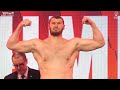 Tyson Fury vs. Arslanbek Makhmudov • FULL WEIGH IN & FACE OFF | Netflix Boxing