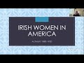 Respectability and reform irish american womens activism with dr tara mccarthy