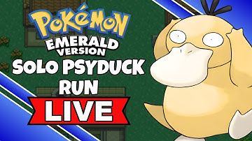 [🔴LIVE ] WILL WE IN? - 8/8 Badges | Solo Psyduck Run! | Pokemon Emerald | #shorts