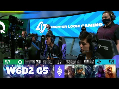 FlyQuest vs CLG | Week 6 Day 2 S11 LCS Summer 2021 | FLY vs CLG W6D2 Full Game