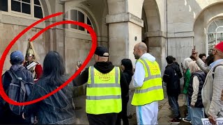 GET OUT! VERY RUDE & IGNORANT Tourists ( they PROVOKE the king’s guard ) 😡🤬😳🙄