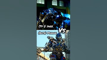 Jazz(TF) Vs Mirage(Rotb) #shorts #short #vs #vsedit #transformers #bayverse #autobots #nostalji
