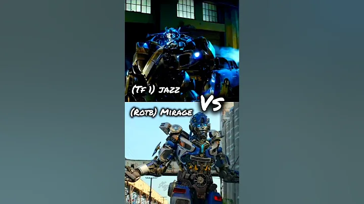 Jazz(TF) Vs Mirage(Rotb) #shorts #short #vs #vsedit #transformers #bayverse #autobots #nostalji