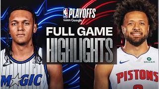 #8 MAGIC at #1 PISTONS | FULL GAME 1 HIGHLIGHTS | April 22, 2026 screenshot 2