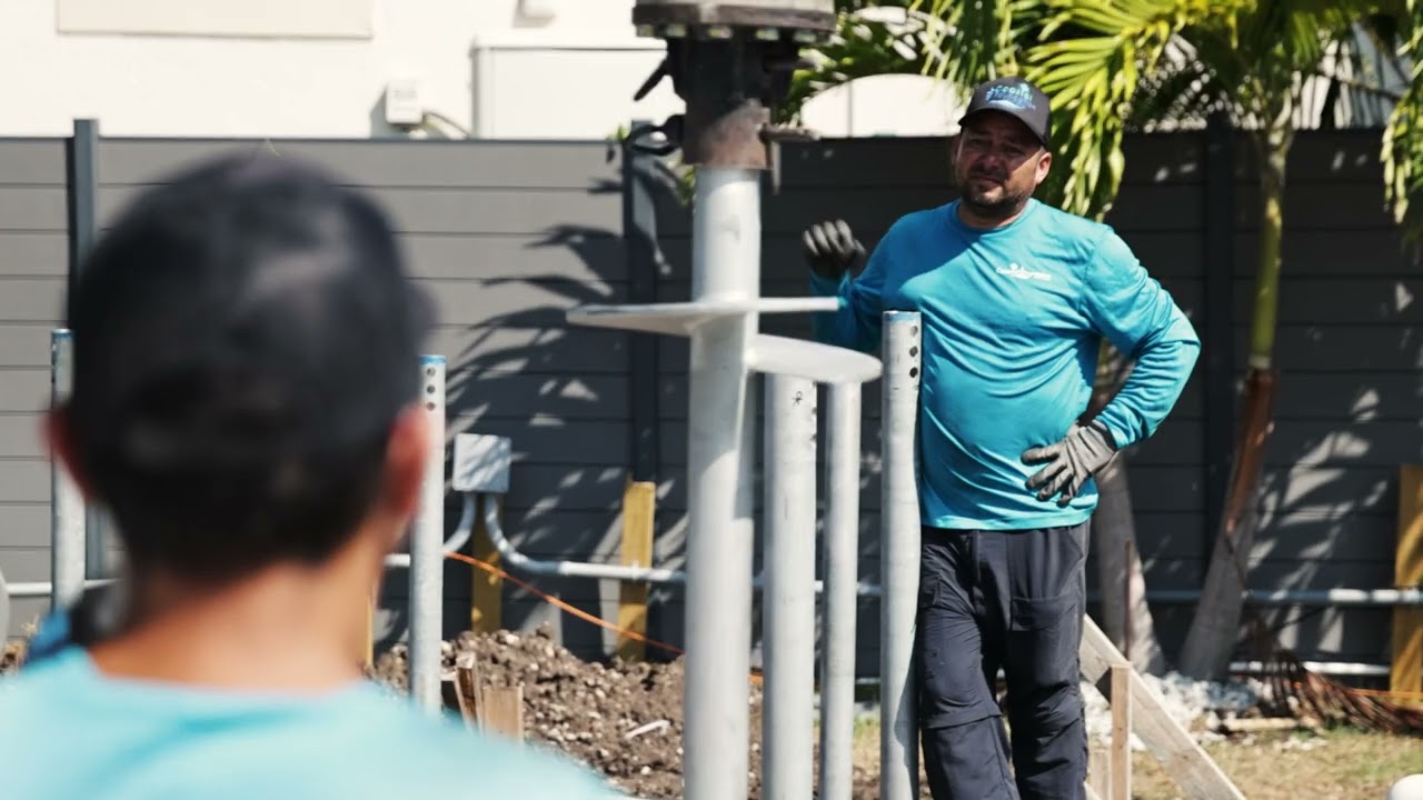 Helical Pile Installation In Naples Florida