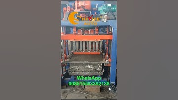 How to produce concrete hollow block fly ash solid brick curbstone automatic block machine