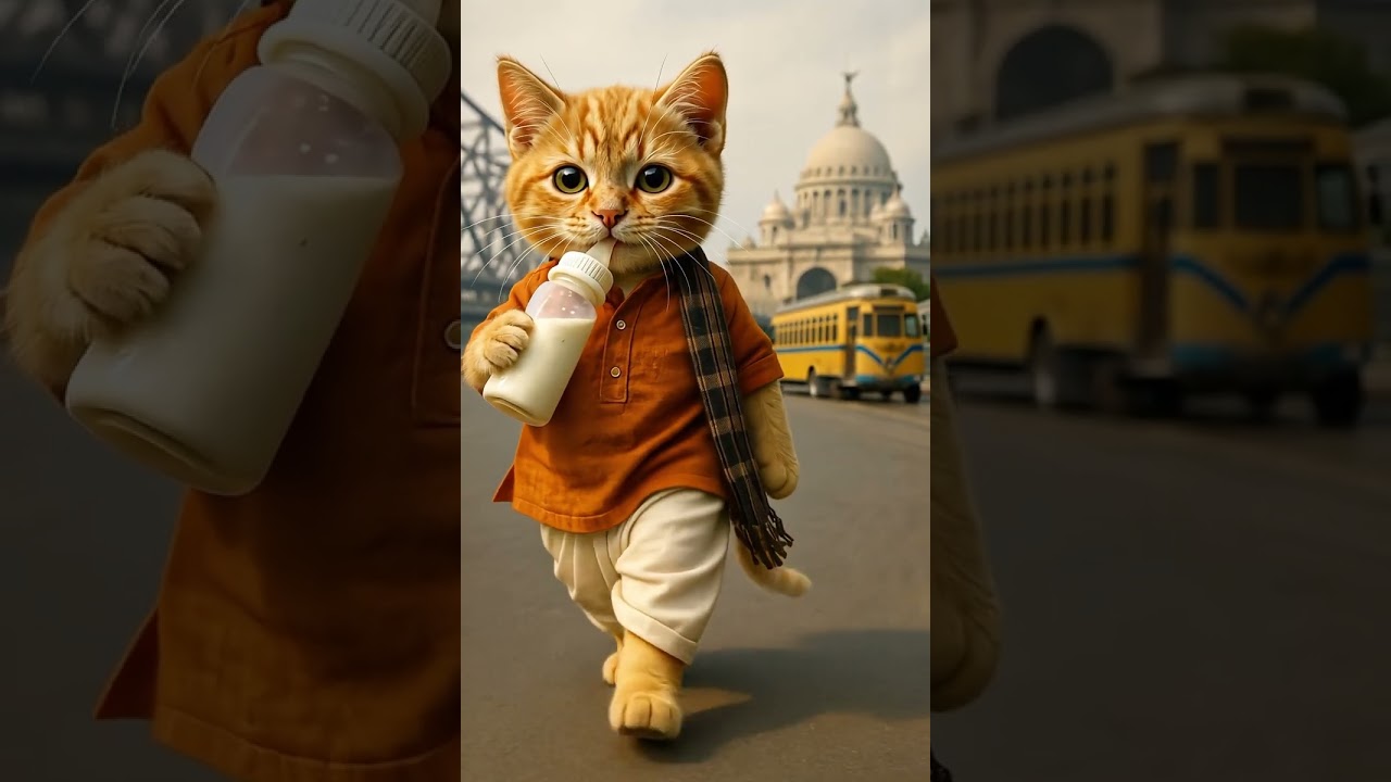 Kitten cat in Kolkata 🇮🇳 