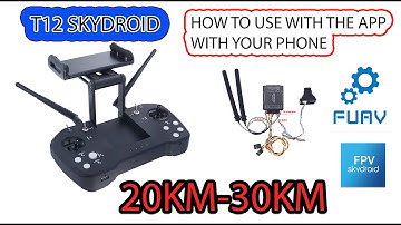 SKYDROID T12 OR T10 APP HOW TO USE WITH YOUR PHONE ** EASY WAY **