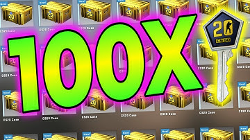 OPENING 100 CS20 CASES.. (New CS:GO CS20 Case Unboxing)