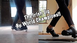 Irish Dancing Jig with World Champions! Ronan Kelly &amp; David Geaney!