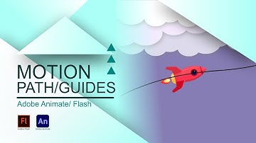 Animate Any Object or Text Along a Custom Path | Adobe animate | Flash CC | Motion path or guide