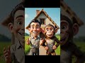 This story about a monkey and old man #ai #aishorts