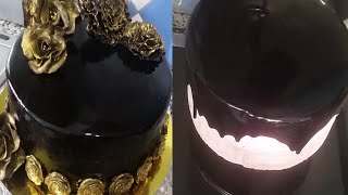 Chocolate Mirror Glaze/ كلاصاج الشوكولاته اللامع/Glacage chocolat miroir