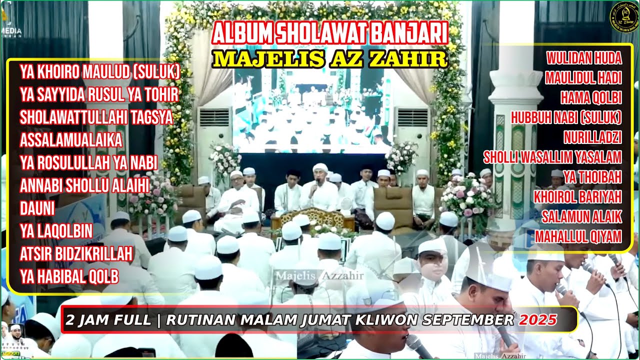 {NEW} Album Banjari Rutinan Malam Jumat Kliwon Majelis Azzahir Pekalongan | September 2025