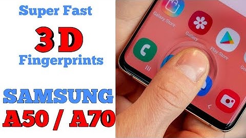 Samsung A50 Super Fast Fingerprint Trick - A70 Fast Fingerprint Trick
