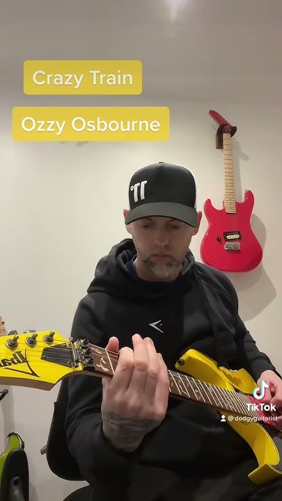 ozzy osbourne crazy train riff