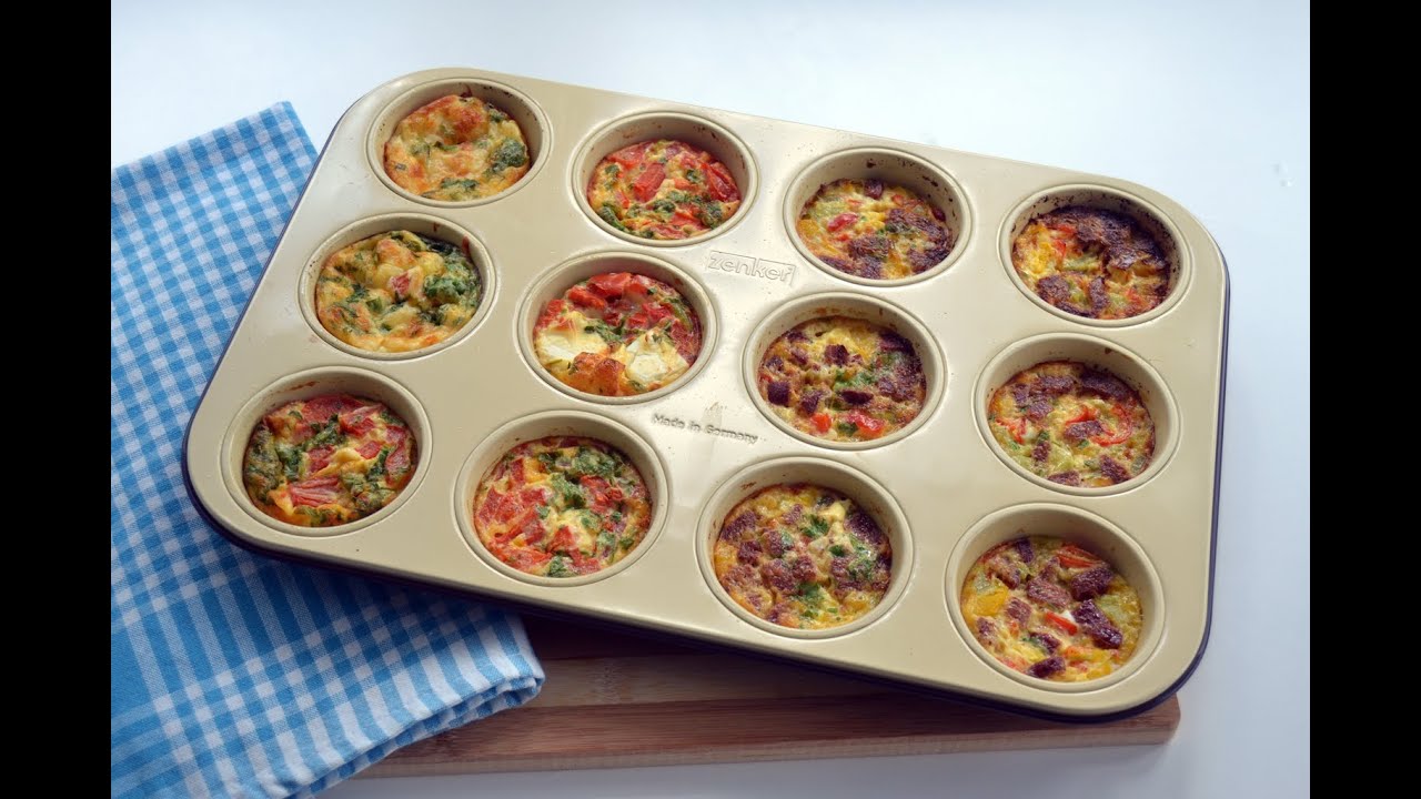 Pastırmalı yumurtalı muffin tarifi Pastırmalı yumurtalı muffin tarifi