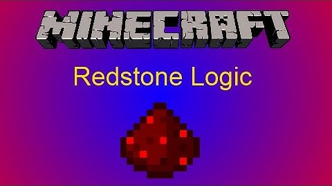 Minecraft Redstone Logic - Block update detector