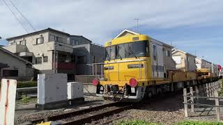 【2024年4月で廃止】DD200-2 キヤ97系R1編成 8661列車名古屋行き 新東海道踏切(名古屋港〜八幡信号場)通過