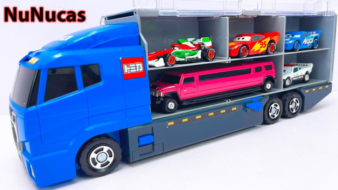 トミカ☆車のミニカーを開封してコンボイへ収納 ☆ Opening and put in Okatazuke convoy | Tomica minicar | Unboxing car!