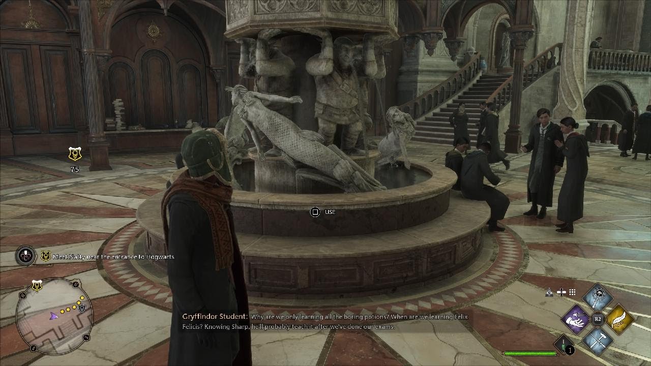 Hogwarts Legacy Weird Mermaid Fountain YouTube