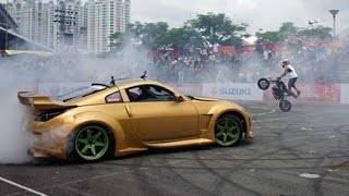 Car & Bike Stunt Shows at Motorbike Festival 2014 Car & Bike Stunt Shows at Motorbike Festival 2014