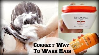 How To: Apply SHAMPOO & CONDITION HAIR Correctly | Hair Wash Routine For Thick / Healthy Hair screenshot 4