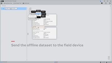 Modify offline and send to device - ABB Field Information Manager