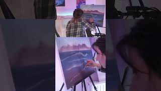 Loxe Ross 2 #speedpaint #bobross #painting #satisfying #artist #loxetv  #paint #shorts