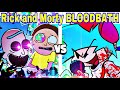 Friday Night Funkin' Rick and Morty BLOODBATH FANMADE | Corrupted Rick and Morty VS FNF (FNF Mod)