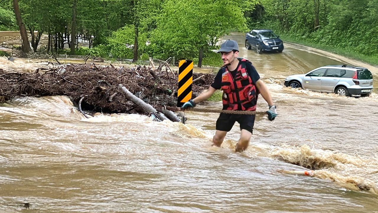 Massive Street Flood Solved by Clearing a Single Drain - YouTube