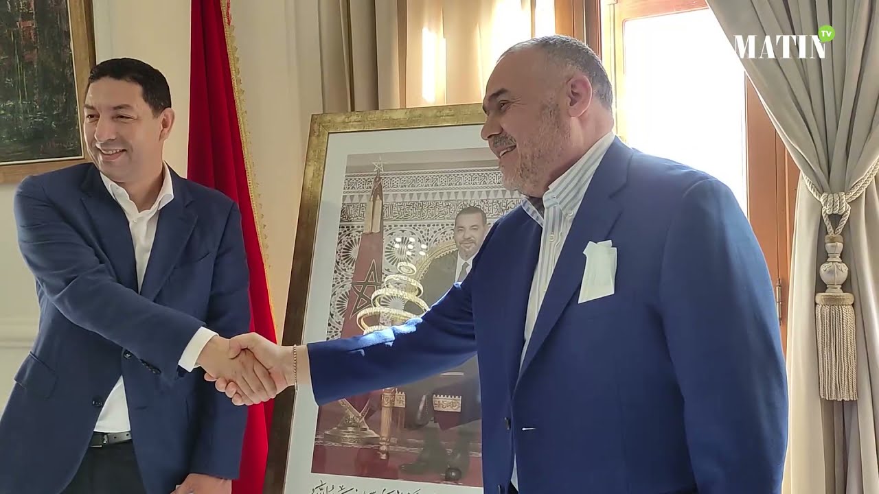 غرفة التجارة والصناعة والخدمات الدارالبيضاء سطات : تسليم السلط بين حسان بركاني و ياسير عادل