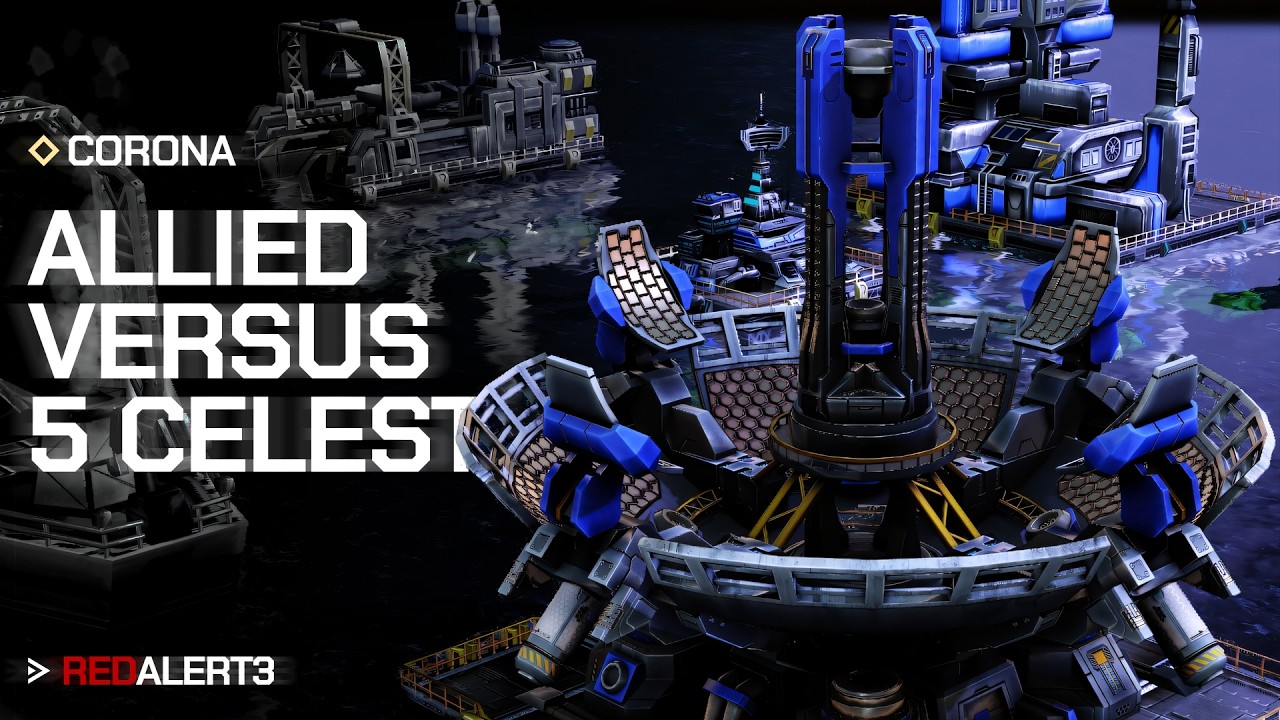 Red Alert 3 [Corona Mod] - Allied vs 5 Celestial Empire Factions Insane ...