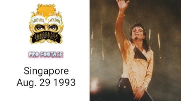 Michael Jackson - Pro Footage Dangerous World Tour Live in Singapore (29.09.1993)