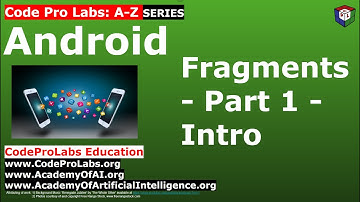 Android - Fragments - Part 1 - Intro