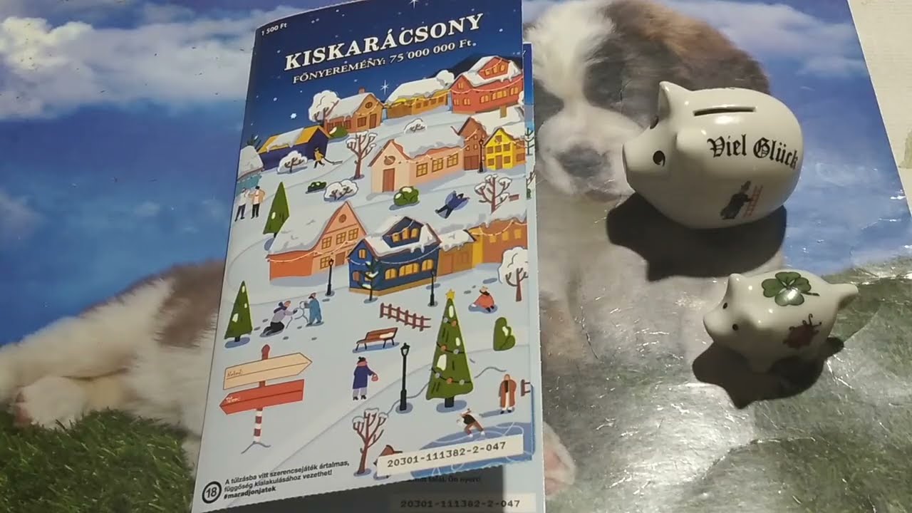 Kiskarácsony sorsjegy kaparás 047.