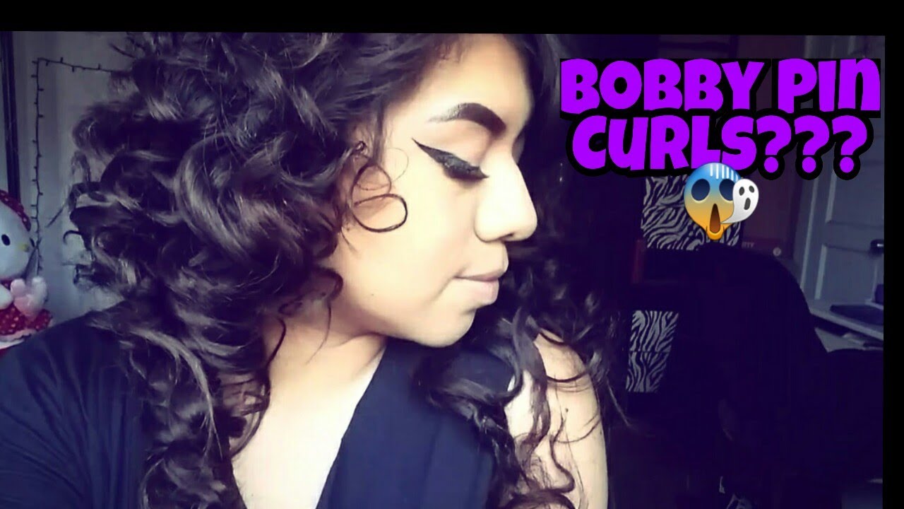 Over Night Curls Bobby Pins Youtube