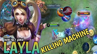 Build Layla!! The Strongest Marksman in the Late Game~Build Top 1 Global Layla